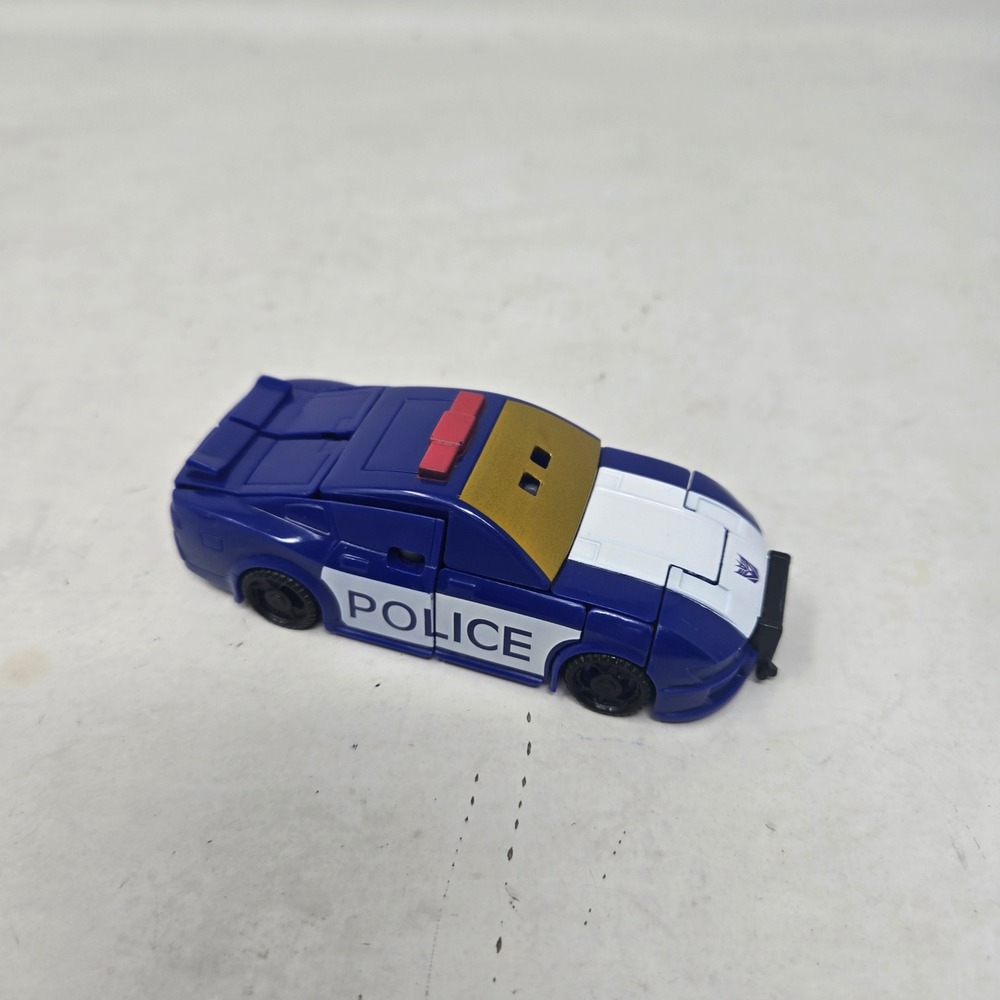 Transformers Barricade Police Car Decepticon Action Figure Blue White